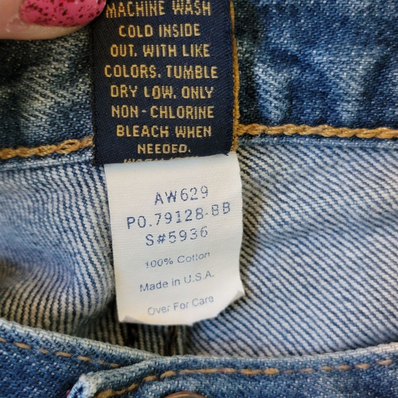 A&F 2 Vintage Flare 1892 90s Indigo Frayed Mid Rise Jeans Abercrombie & Fitch - Picture 13 of 13